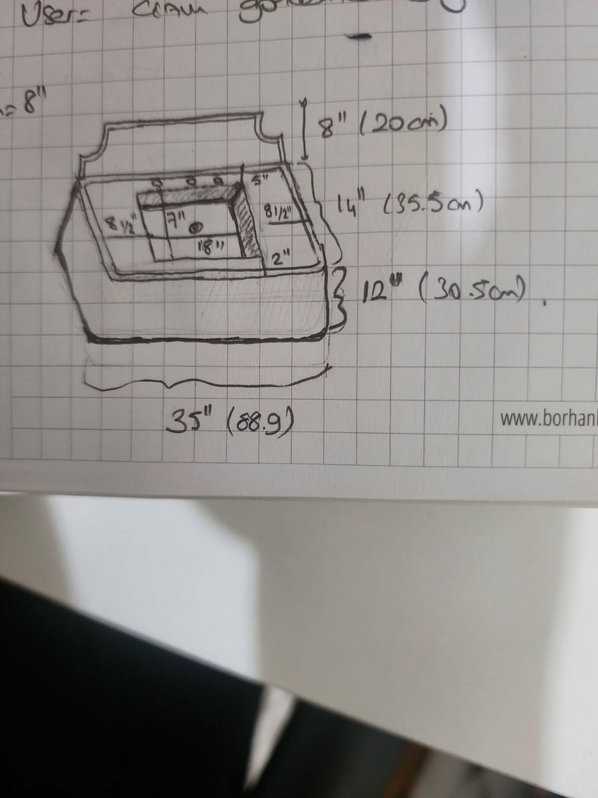 Calacatta Viola Marble Sink: Ribbed Wall Mounted Floating Vanity - Image 9