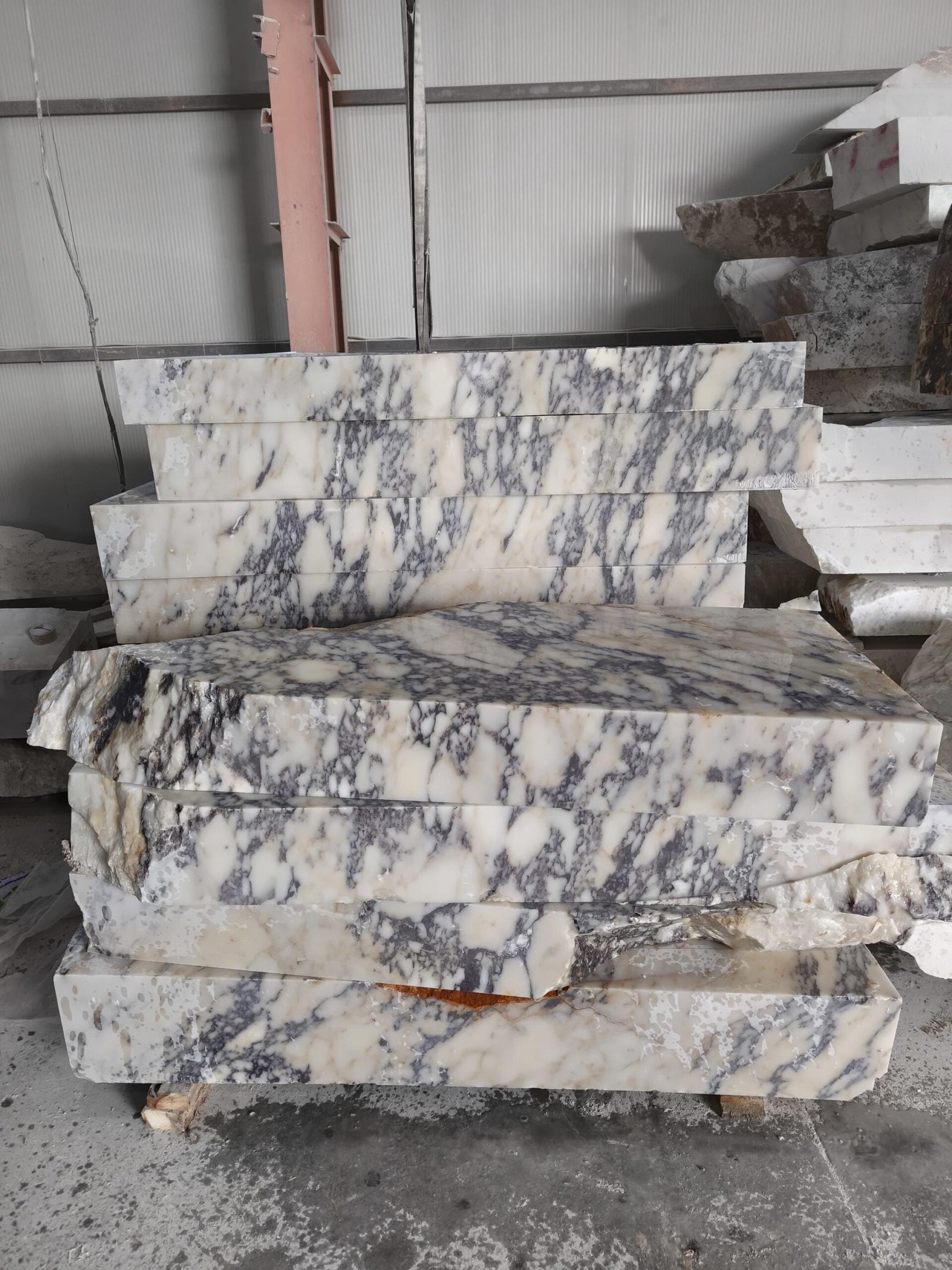 Calacatta Viola Marble Wall-Mounted Sink: Custom Stone Vanity - Image 8